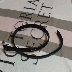 Polo by Ralph Lauren Black Belt with Silver Buckle